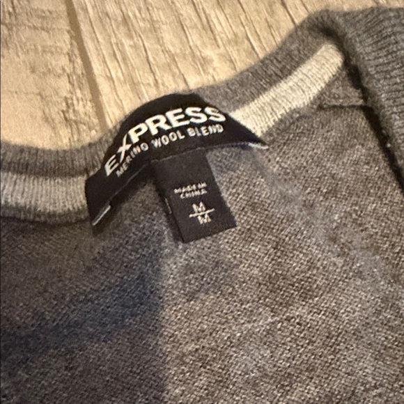 MENS BUNDLE OF THREE Express Long Sleeve Light Sweaters Shirts - Picture 5 of 6